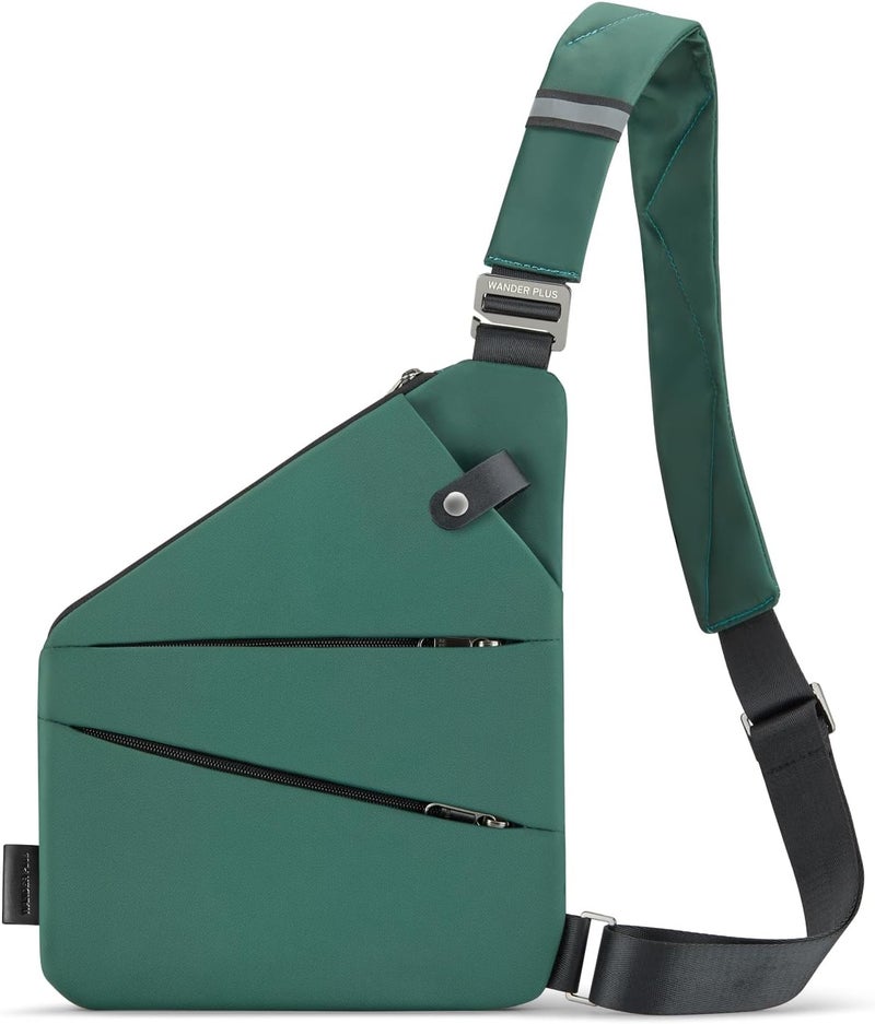 WANDER PLUS ® Anti Theft Crossbody Bag, Shoulder Bag Anti-theft Design for Travel, Sport, Work - Image 1
